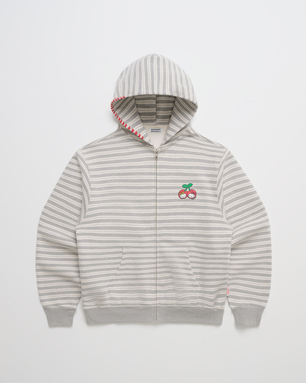 Hello Kitty® Cherries Stripe Midweight Fleece Zip Up
