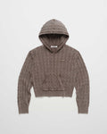 Classics Washed Cable Knit Hoodie