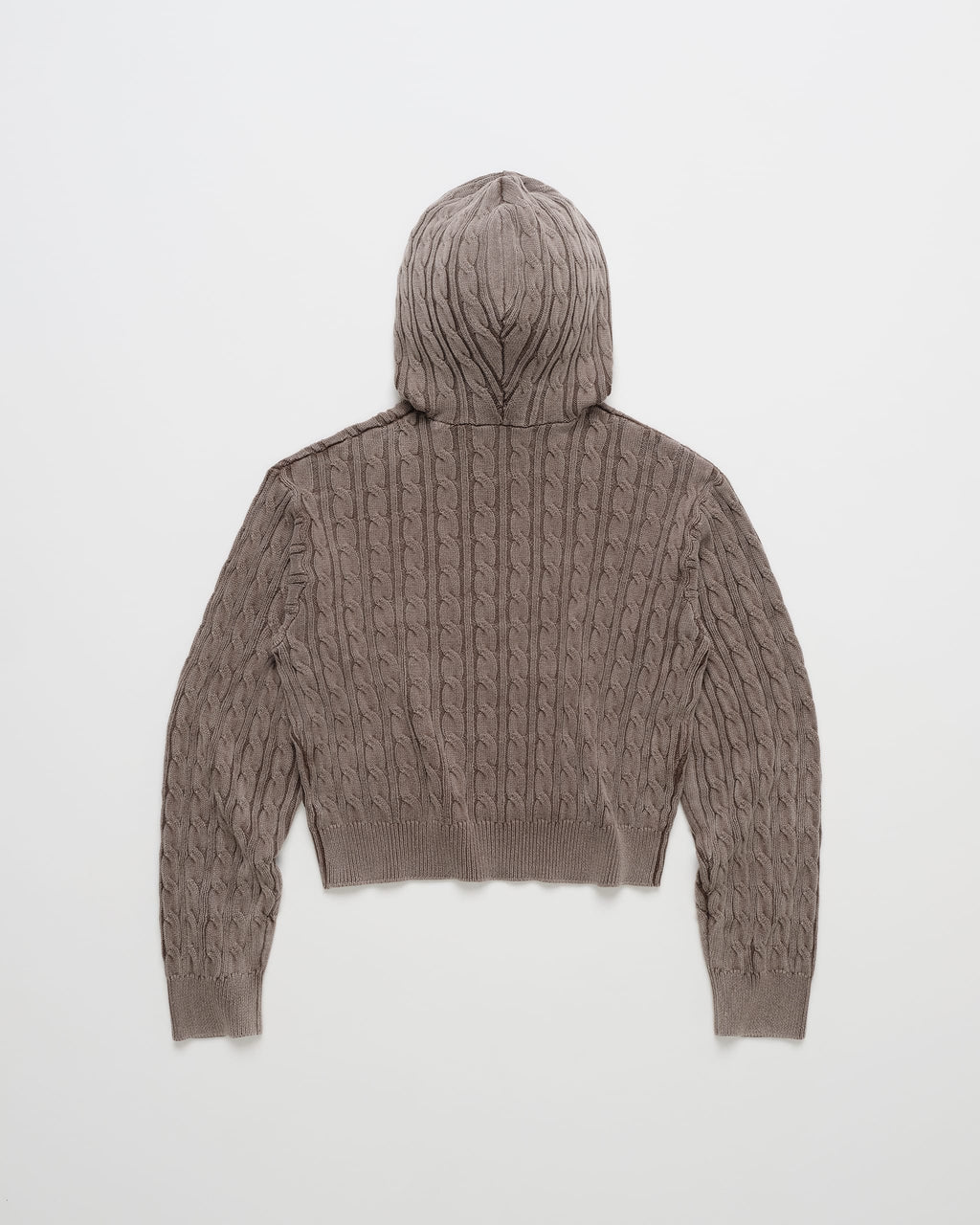 Classics Washed Cable Knit Hoodie