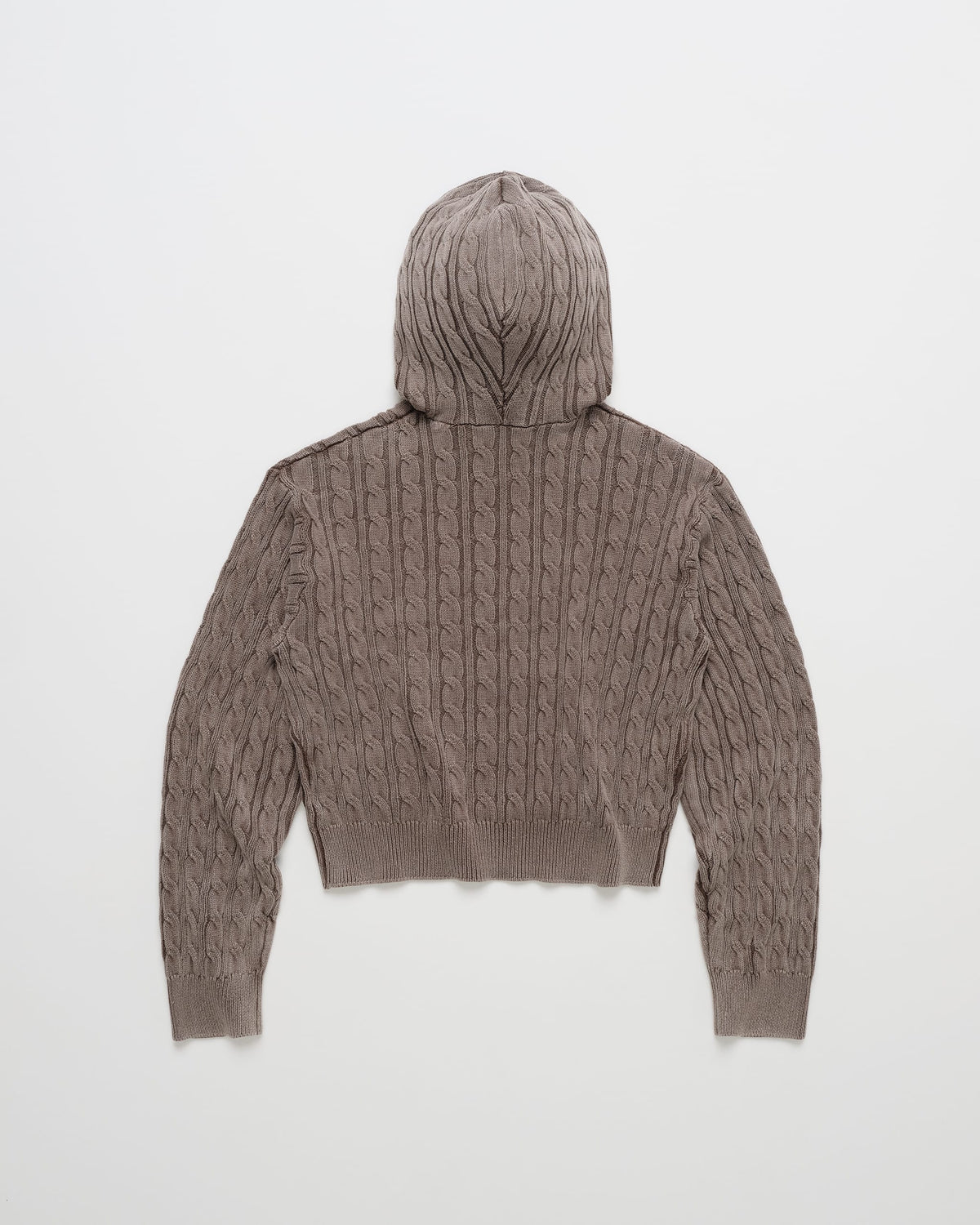Classics Washed Cable Knit Hoodie