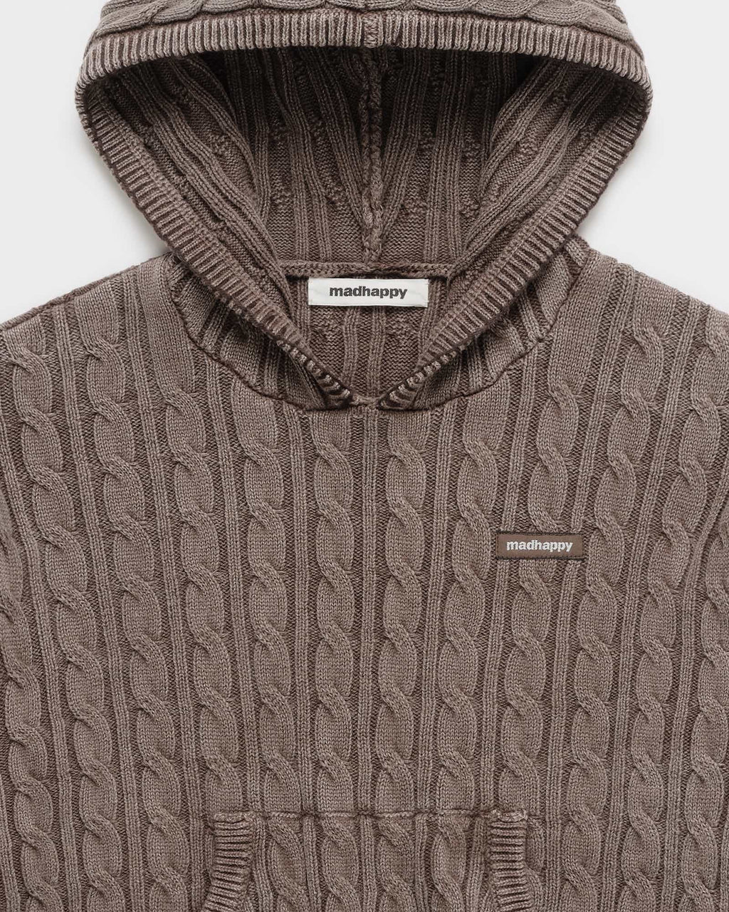 Classics Washed Cable Knit Hoodie