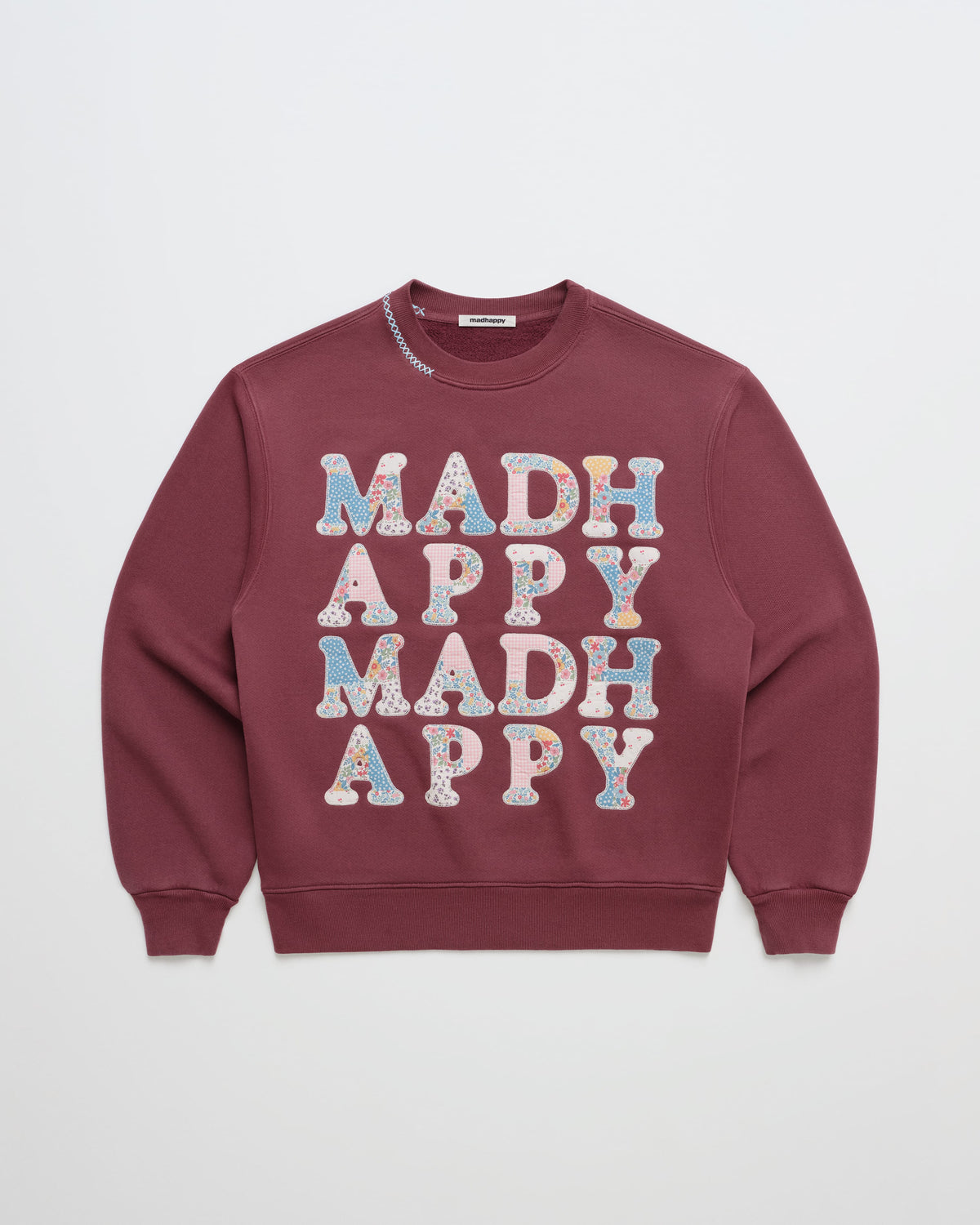 Patchwork Fleece Crewneck