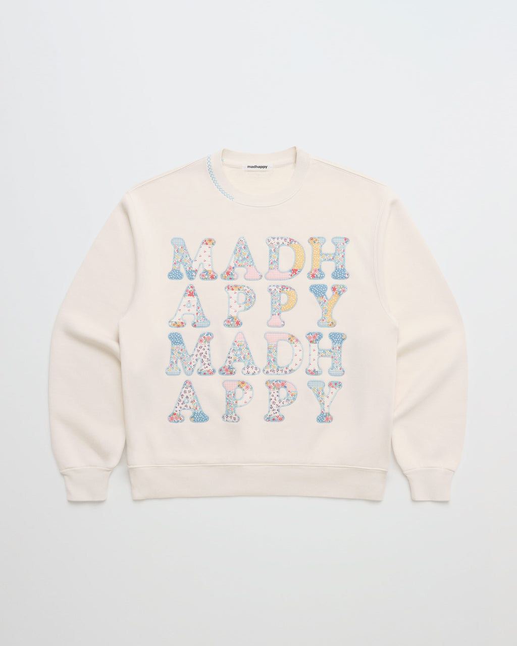Patchwork Fleece Crewneck