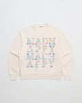 Patchwork Fleece Crewneck