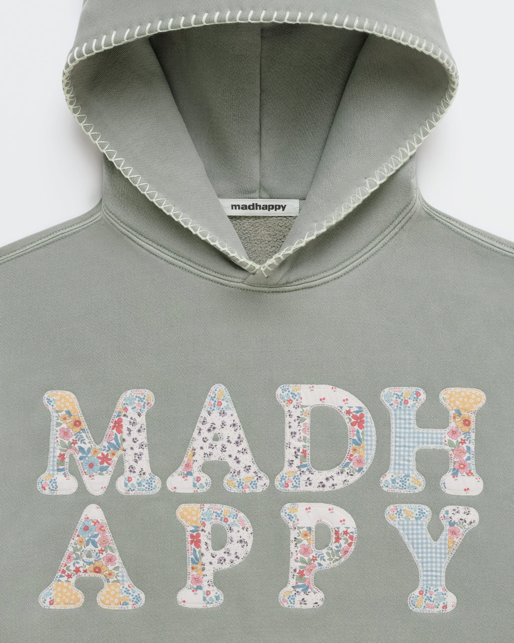 Patchwork Fleece Hoodie