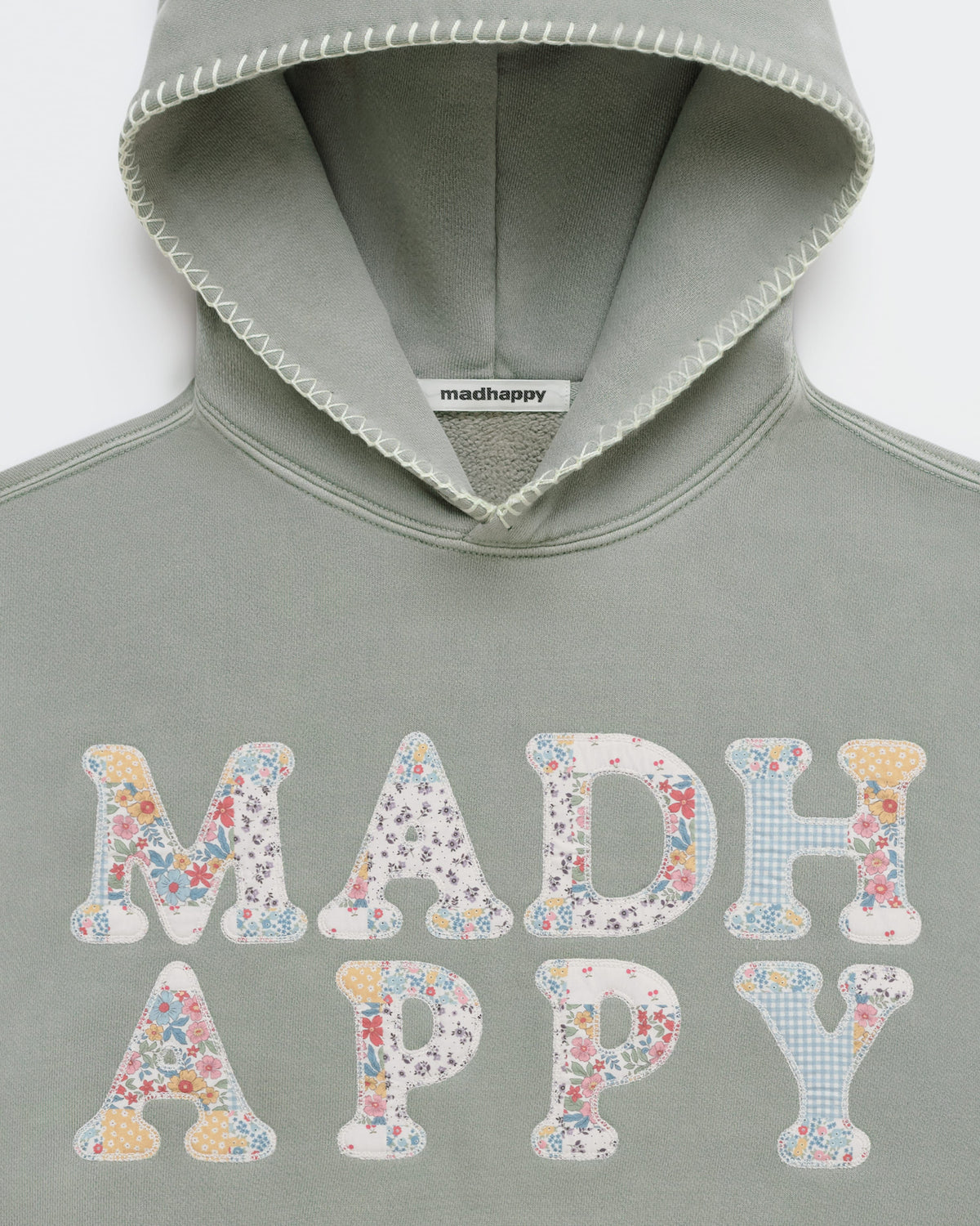 Patchwork Fleece Hoodie