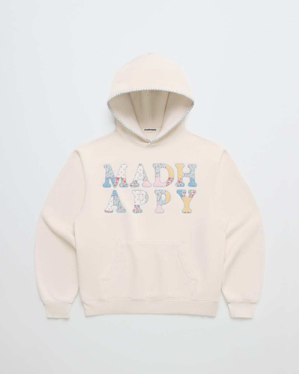Patchwork Fleece Hoodie