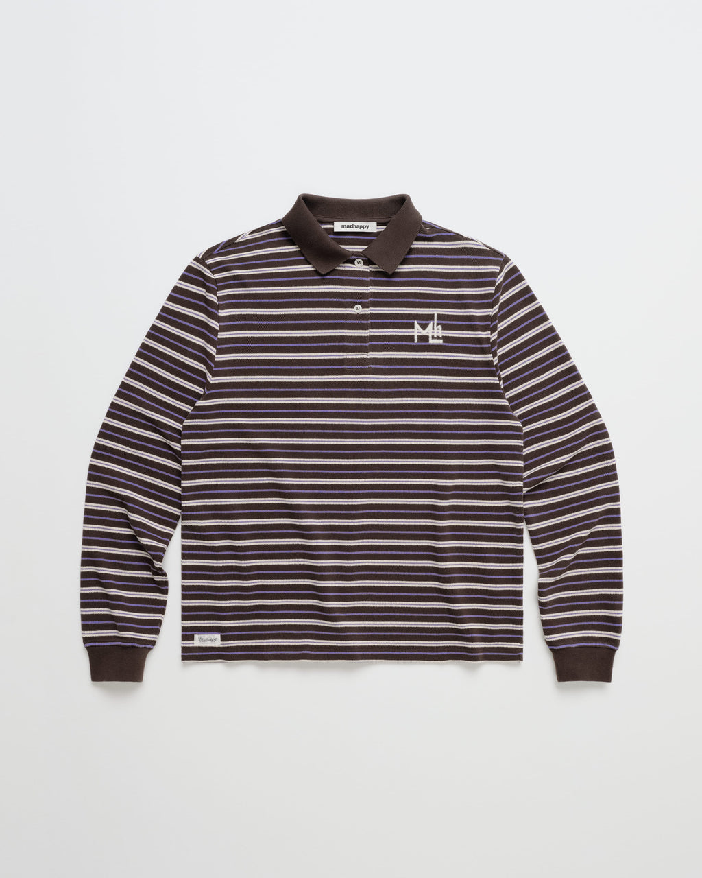 Striped Long Sleeve Polo