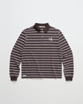 Striped Long Sleeve Polo
