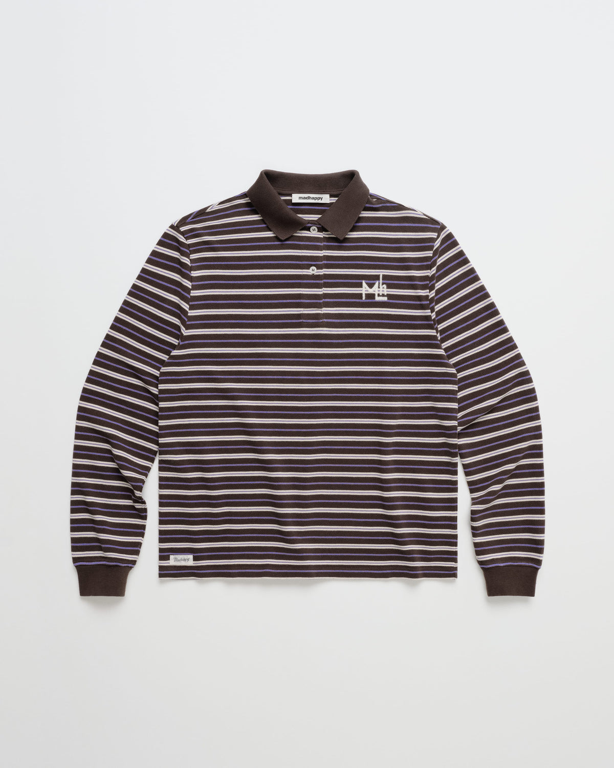 Striped Long Sleeve Polo
