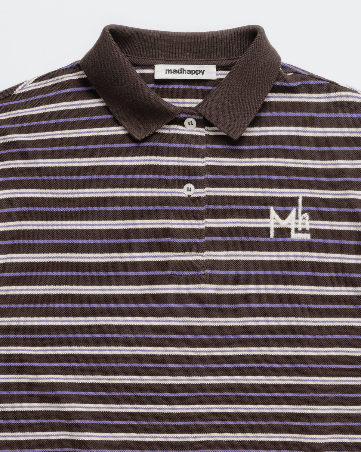 Striped Long Sleeve Polo