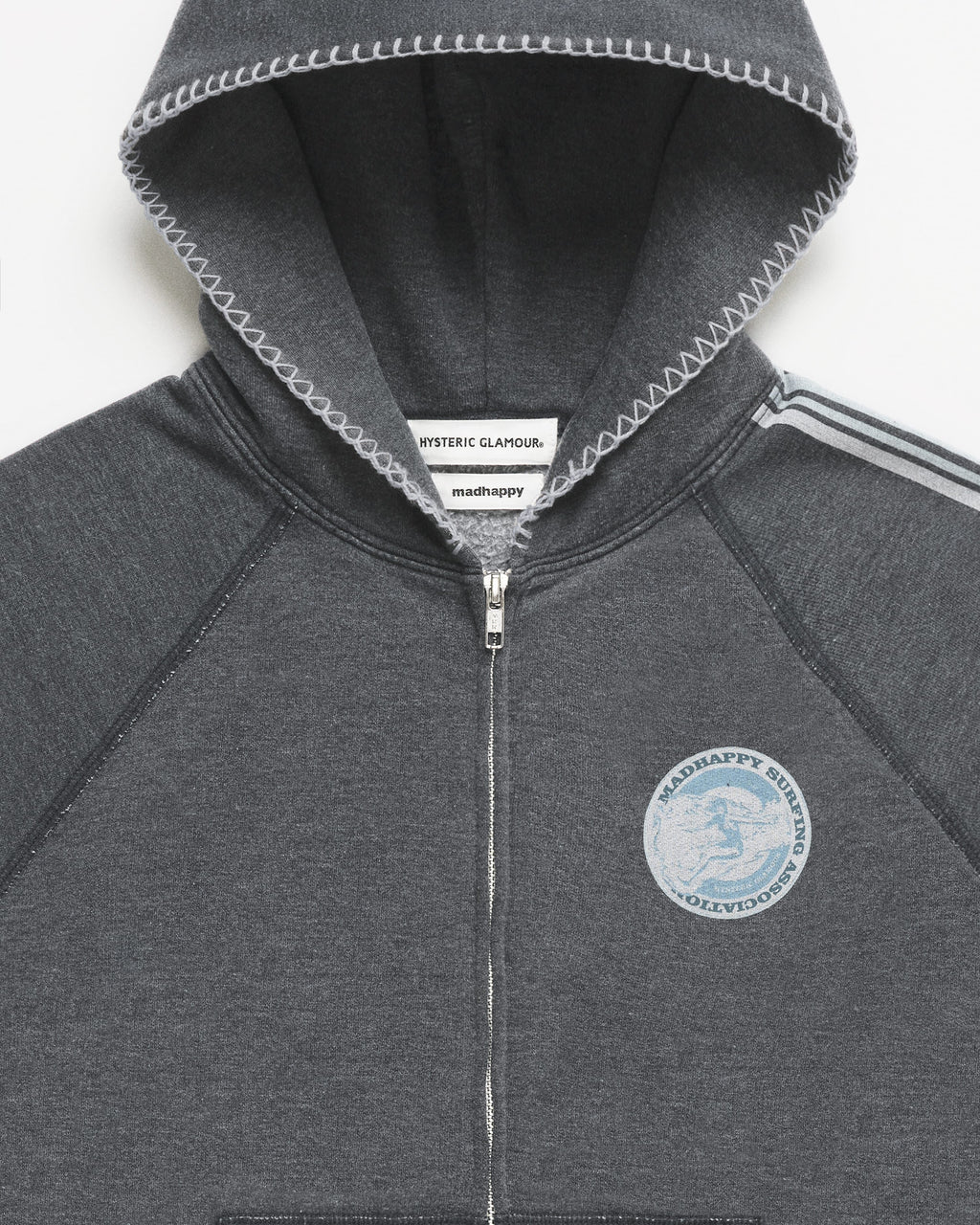 Hysteric Glamour Lightweight Fleece Zip Up