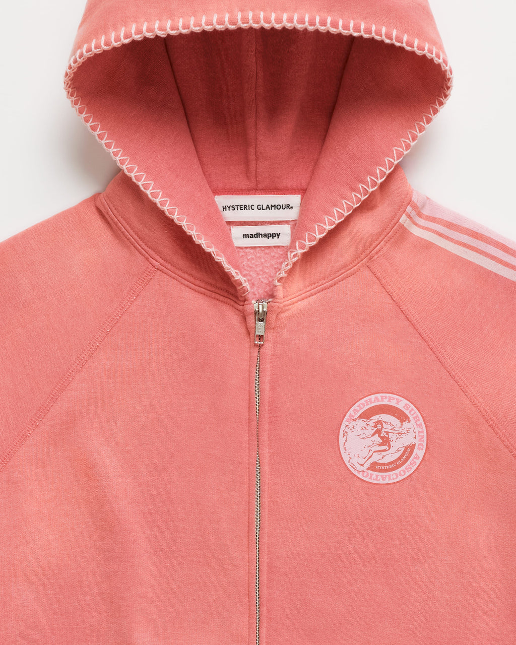 Hysteric Glamour Lightweight Fleece Zip Up
