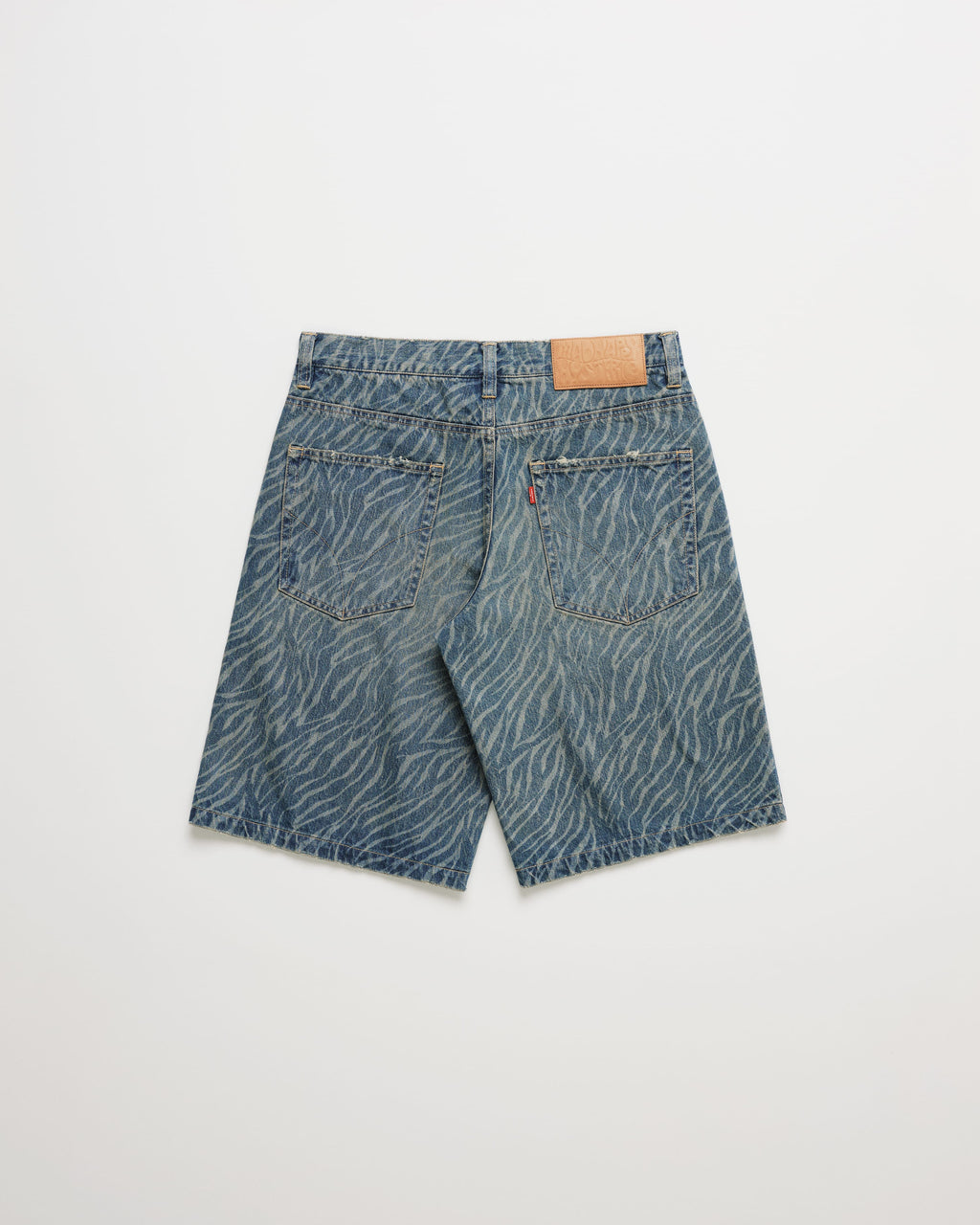 Hysteric Glamour Zebra Print Denim Short