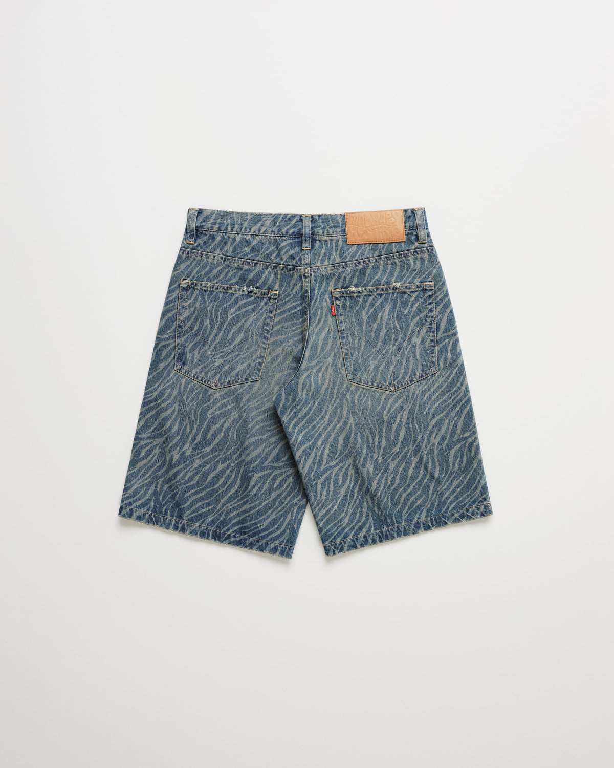 Hysteric Glamour Zebra Print Denim Short