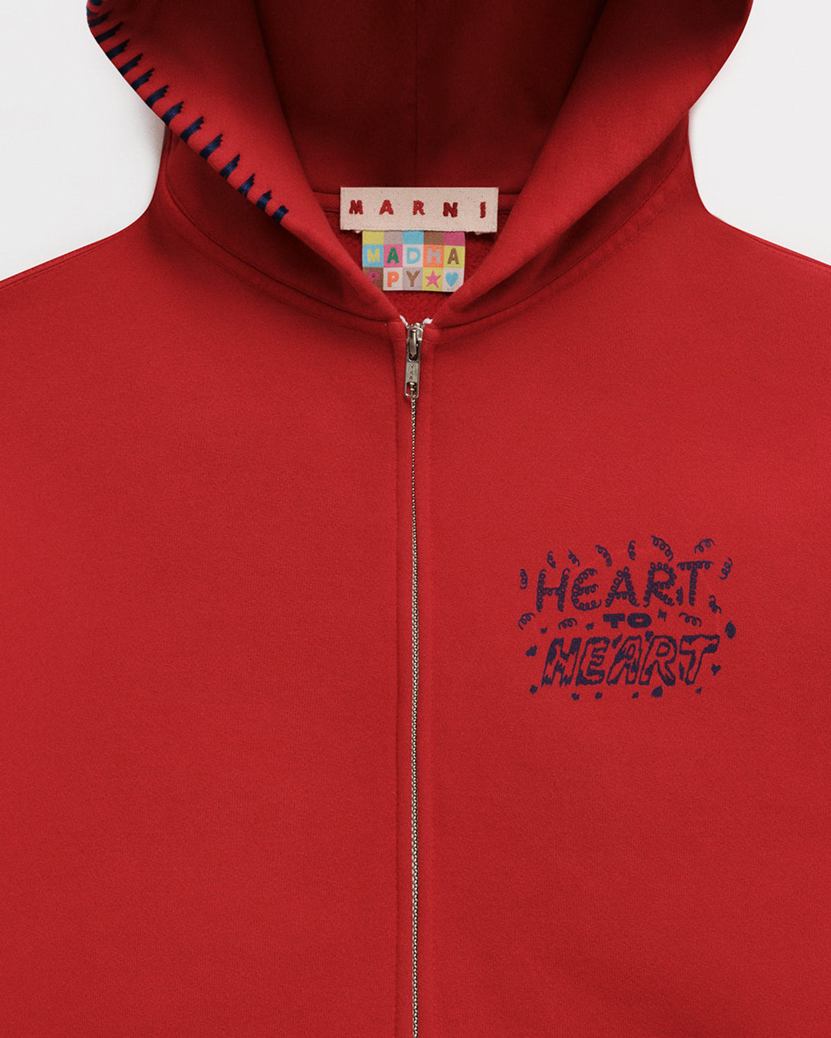 Marni Heart to Heart Zip Up