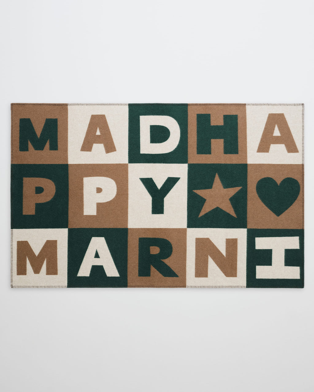 Marni Letter Blanket