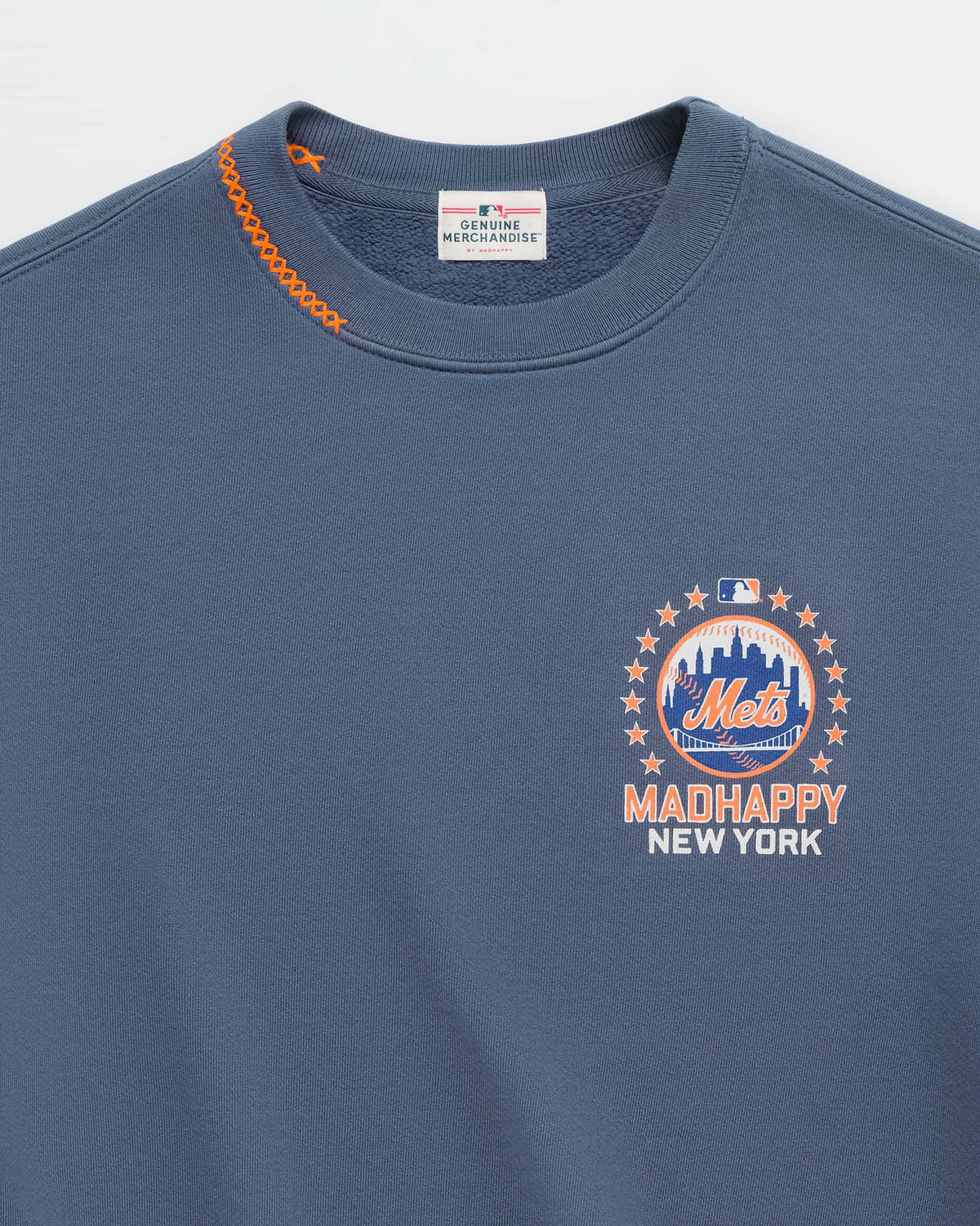 Mets Skyline Fleece Crewneck
