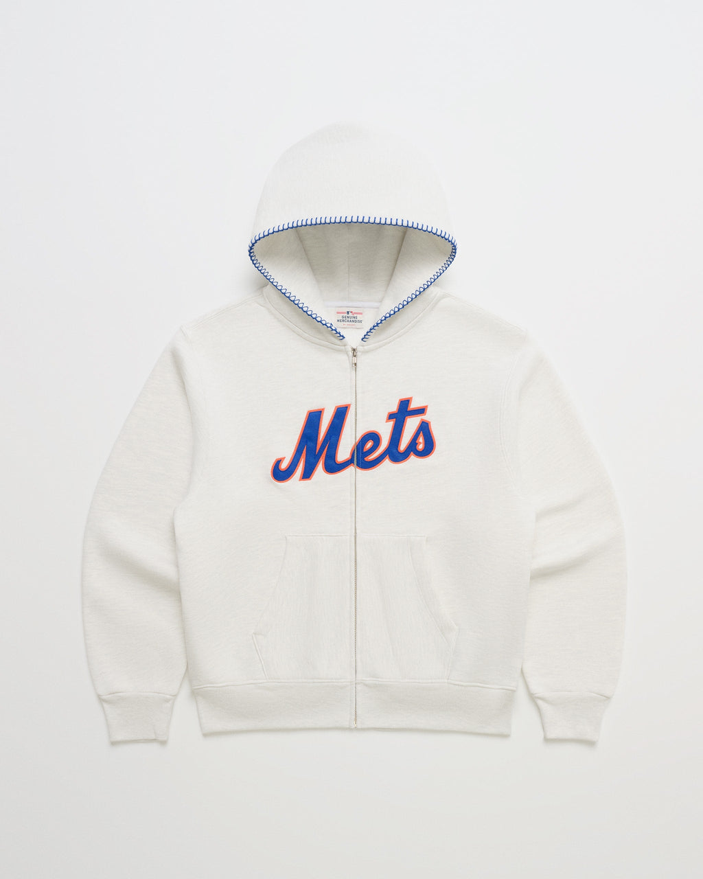 Mets Script Fleece Zip Up