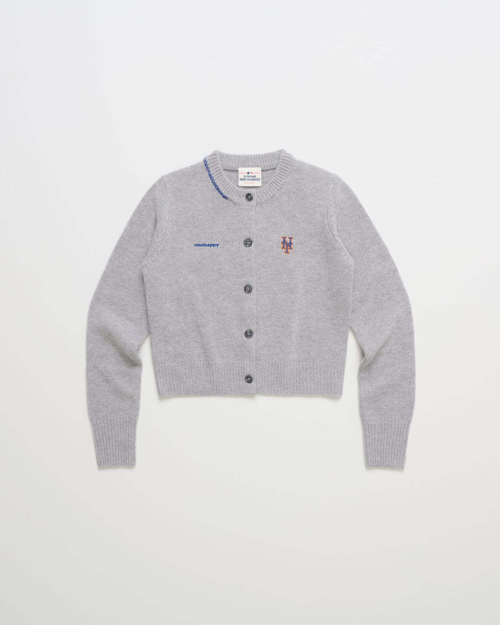 Mets Crewneck Cardigan
