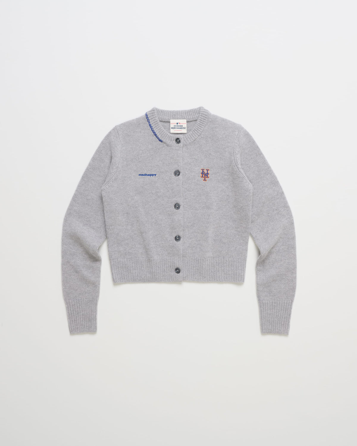 Mets Crewneck Cardigan