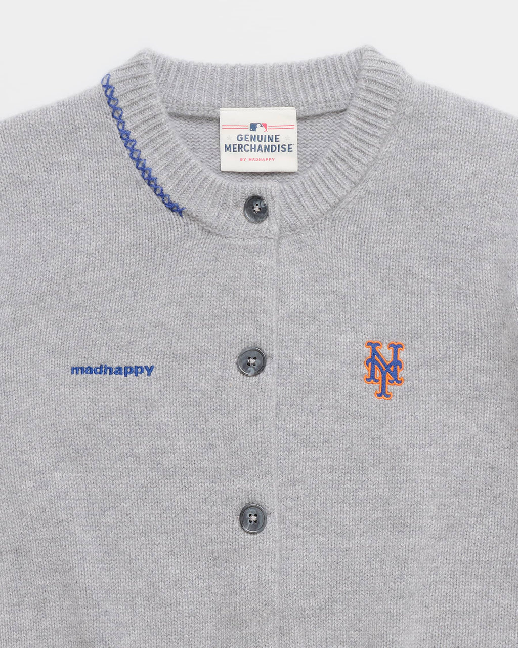 Mets Crewneck Cardigan