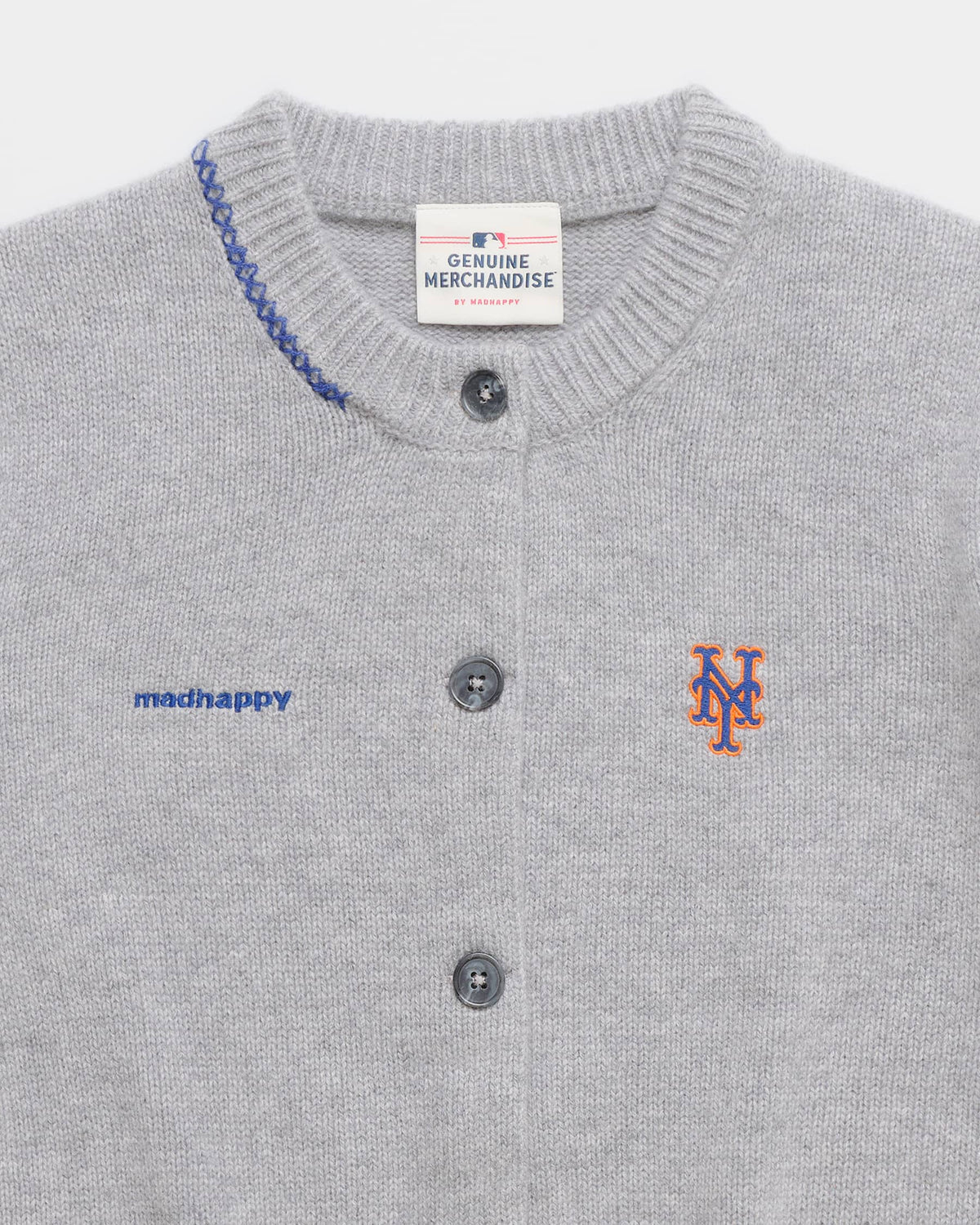 Mets Crewneck Cardigan