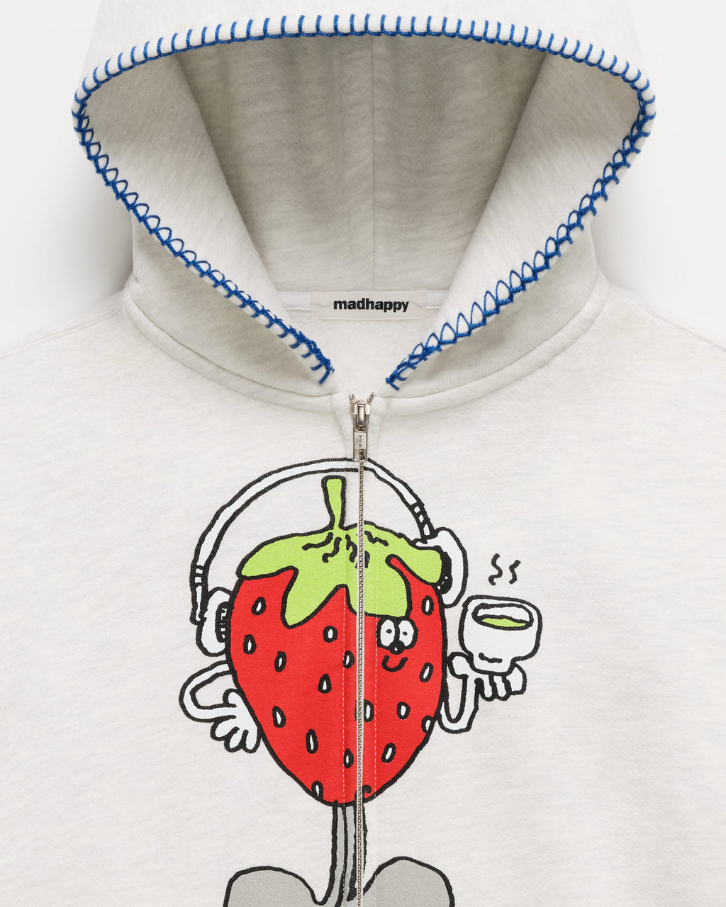 Pantry Strawberry Fleece Zip Up