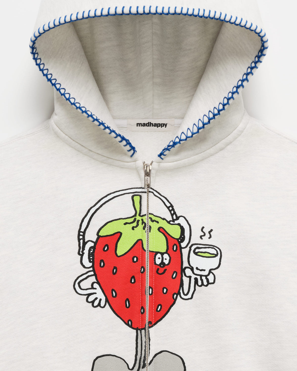 Pantry Strawberry Fleece Zip Up