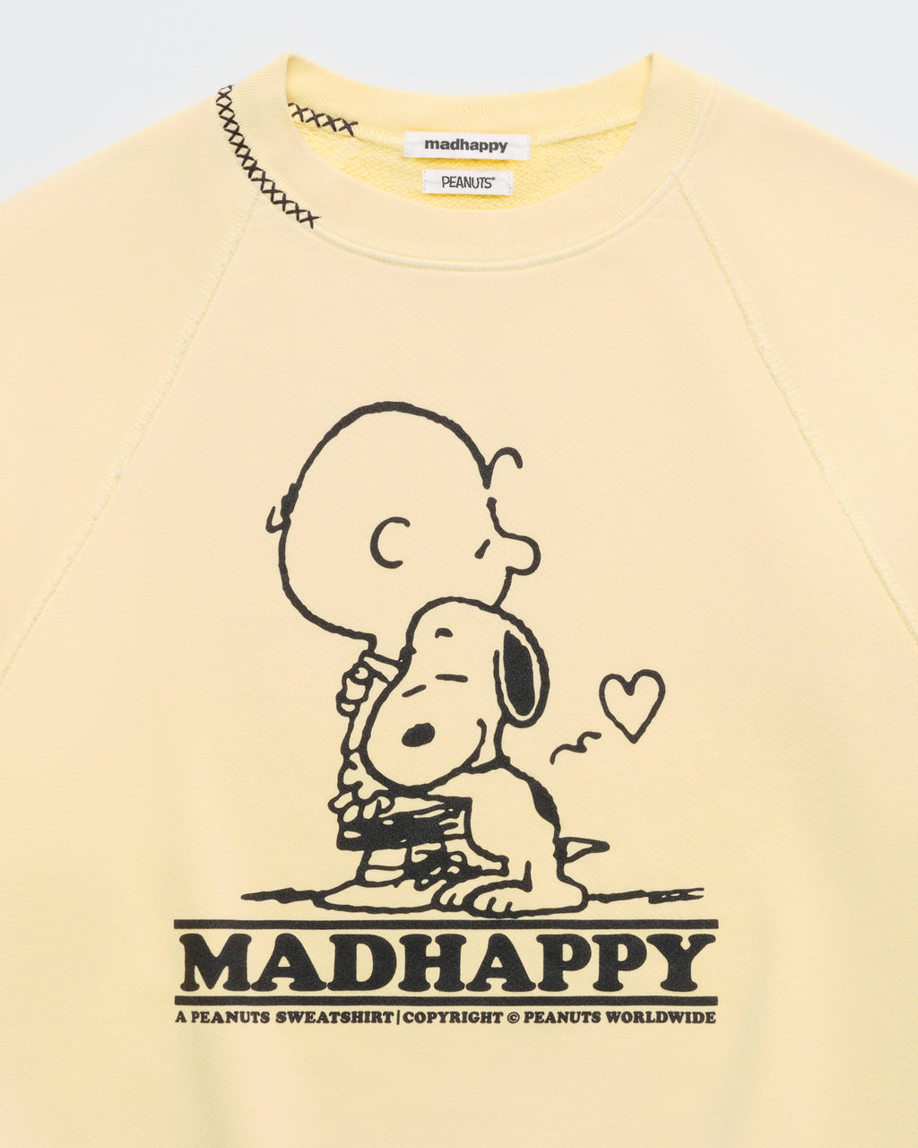 Charlie Brown Raglan Crewneck