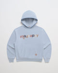 Plaid Applique Midweight Fleece Hoodie