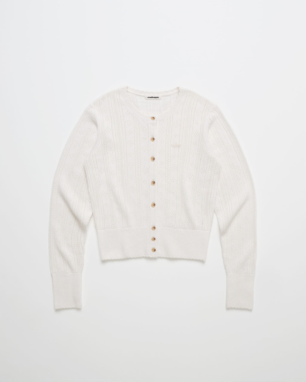 Pointelle Knit Cardigan