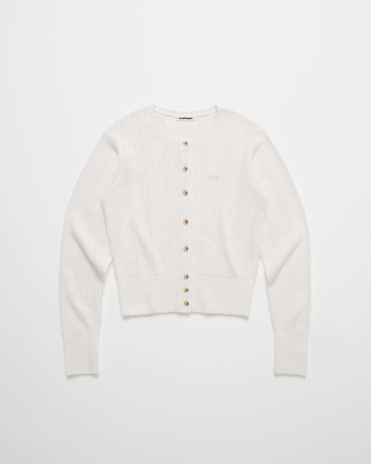 Pointelle Knit Cardigan