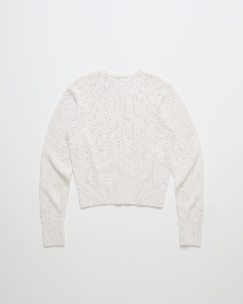 Pointelle Knit Cardigan