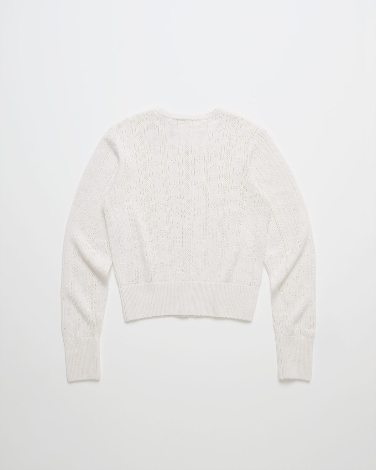 Pointelle Knit Cardigan