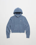 Pointelle Pullover Sweater Hoodie