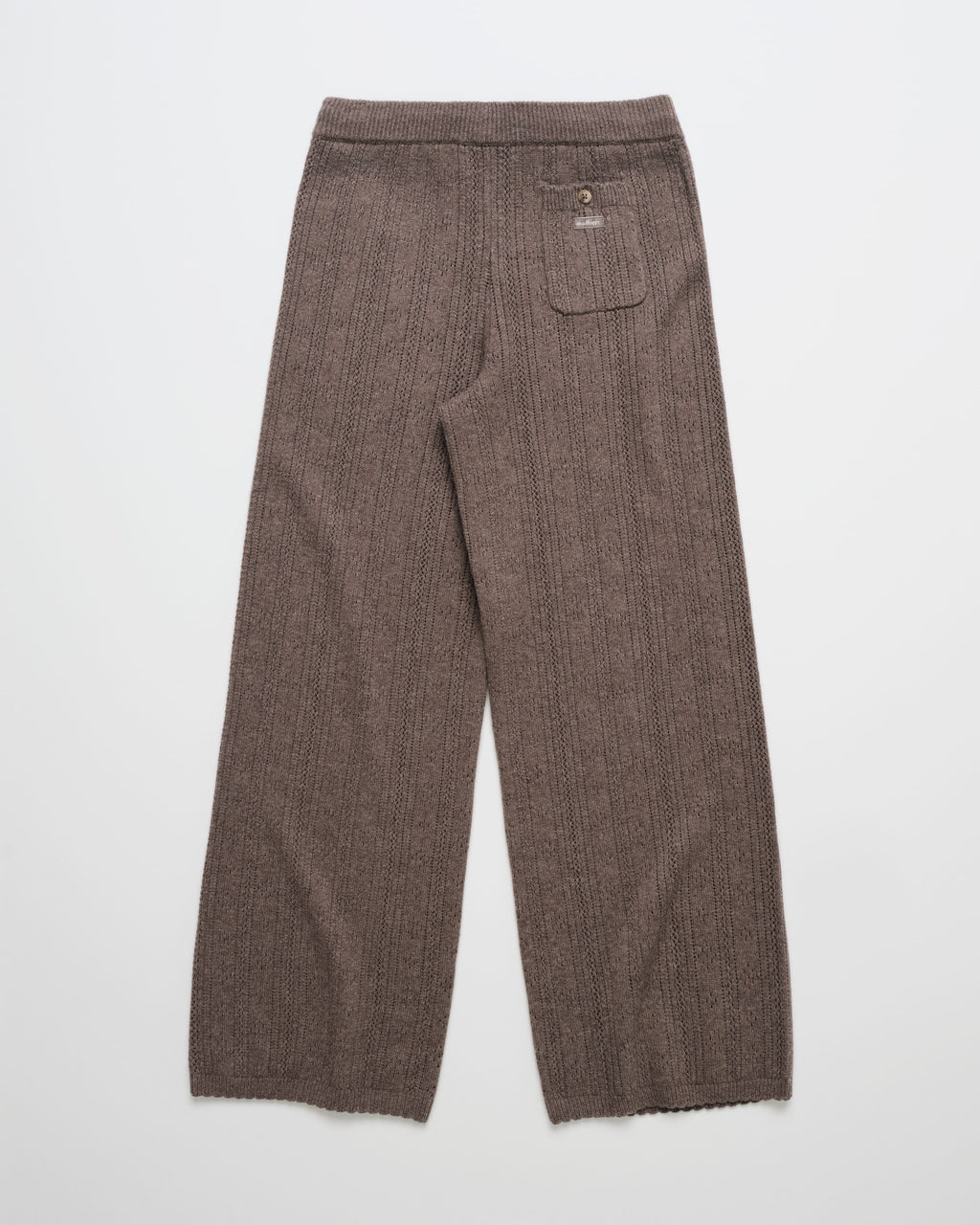Pointelle Sweater Straight Leg