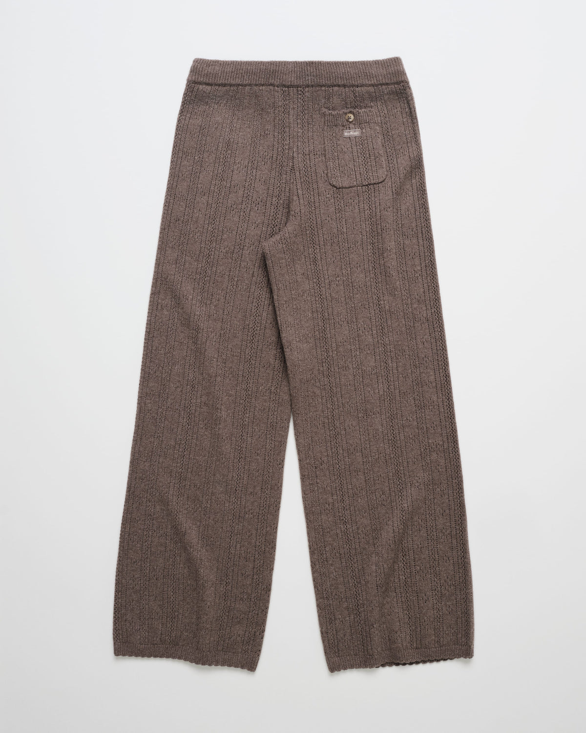 Pointelle Sweater Straight Leg