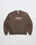 The Powerpuff Girls Three Hearts Crewneck