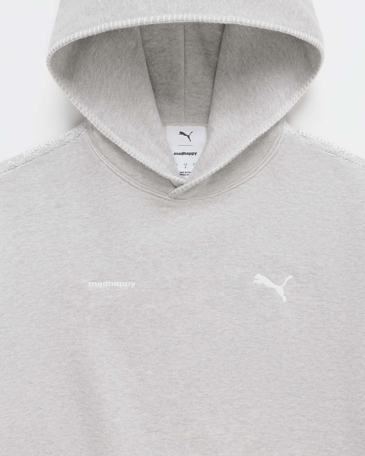 PUMA Lace Trim Fleece Hoodie