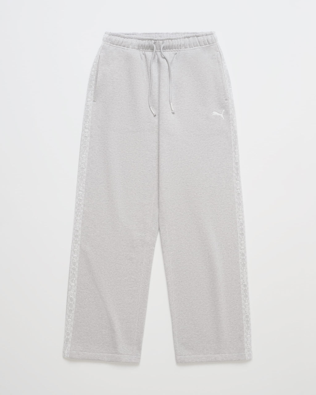 PUMA Lace Trim Fleece Straight Sweatpant