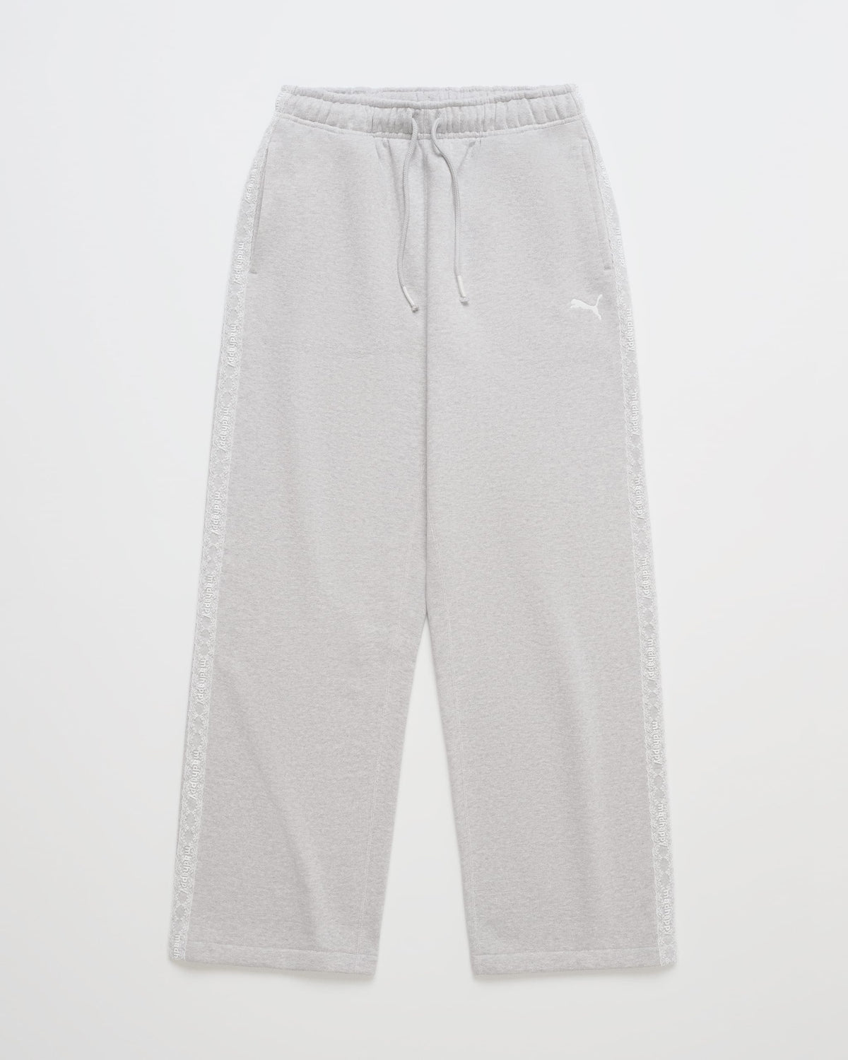 PUMA Lace Trim Fleece Straight Sweatpant