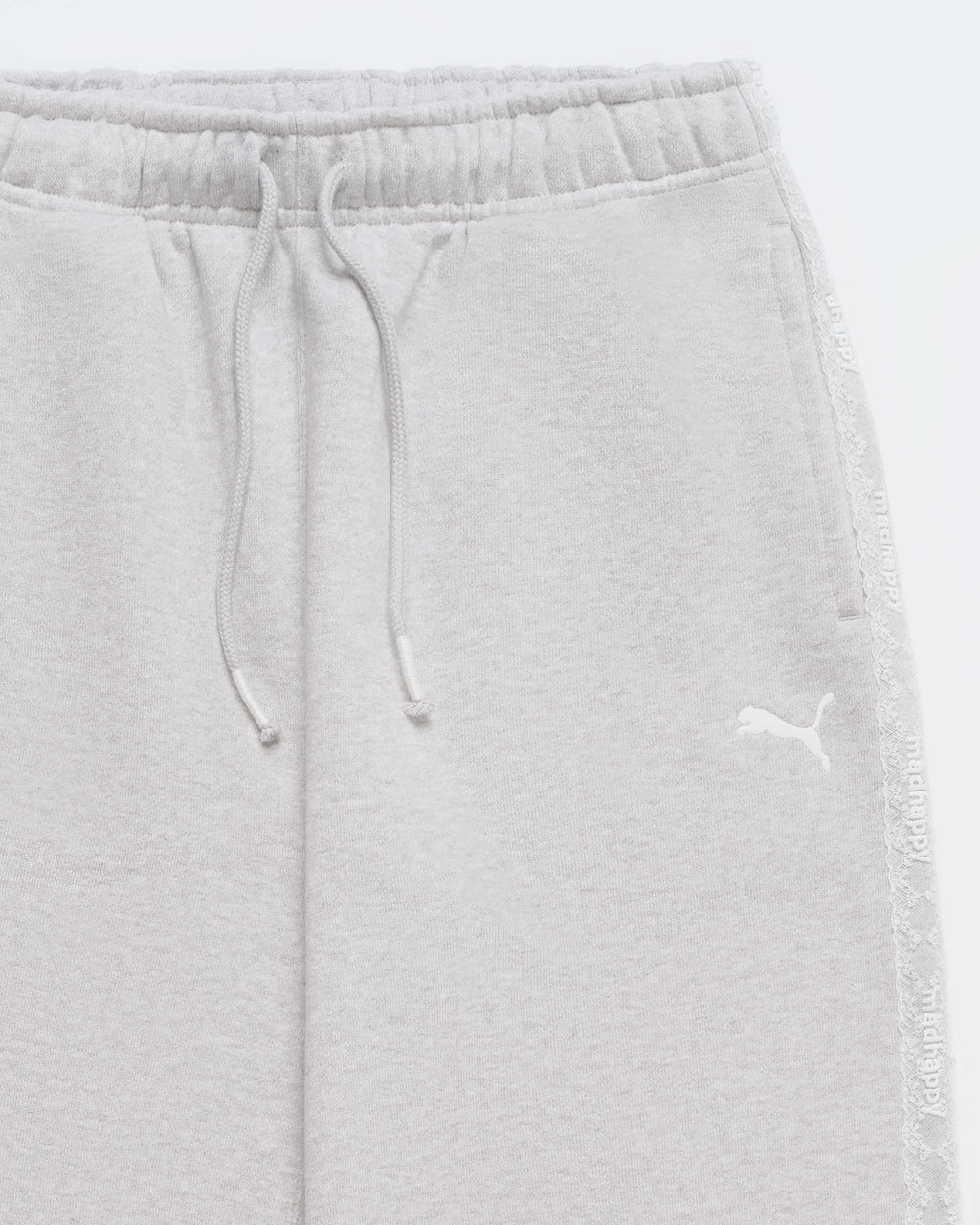 PUMA Lace Trim Fleece Straight Sweatpant