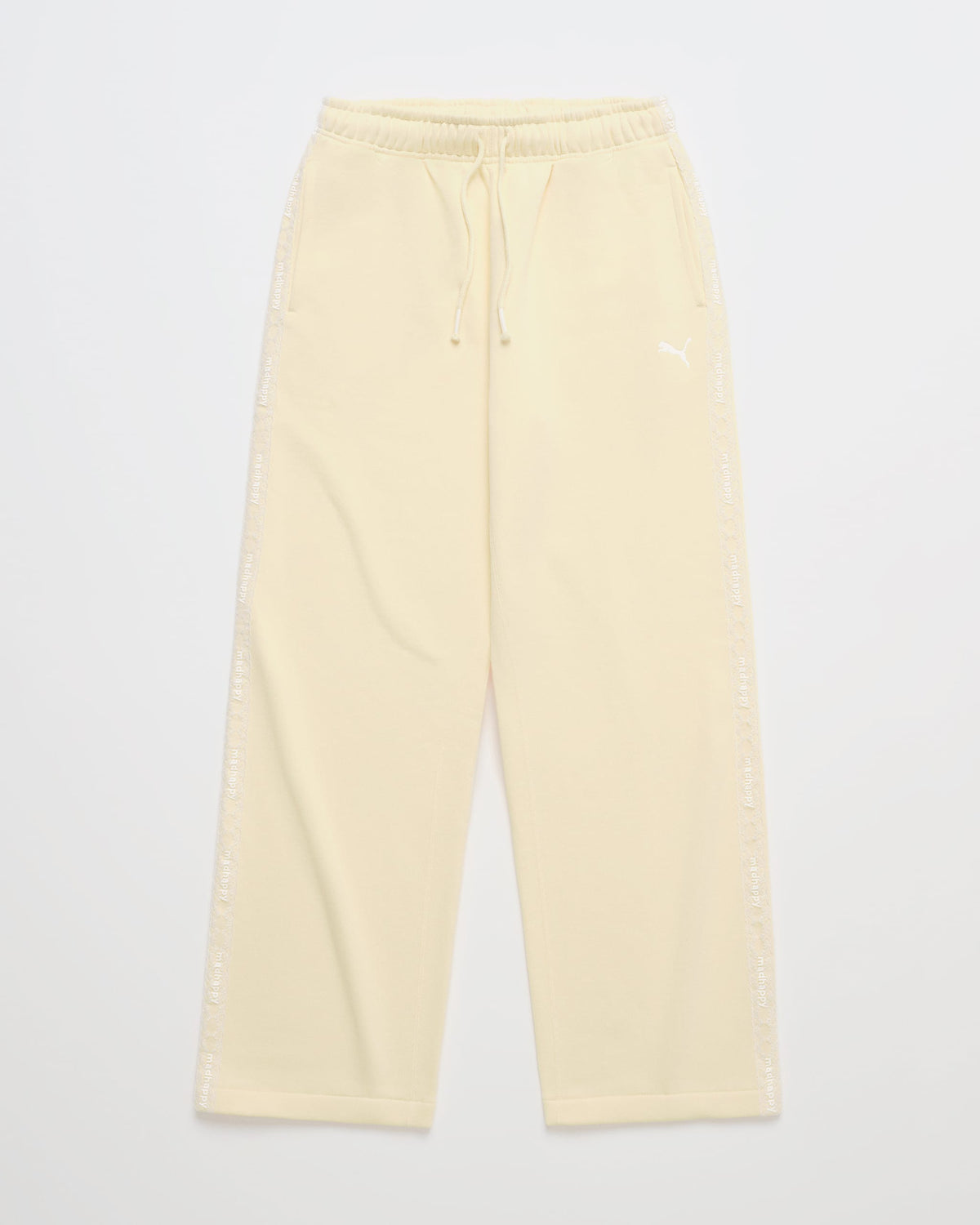 PUMA Lace Trim Fleece Straight Sweatpant