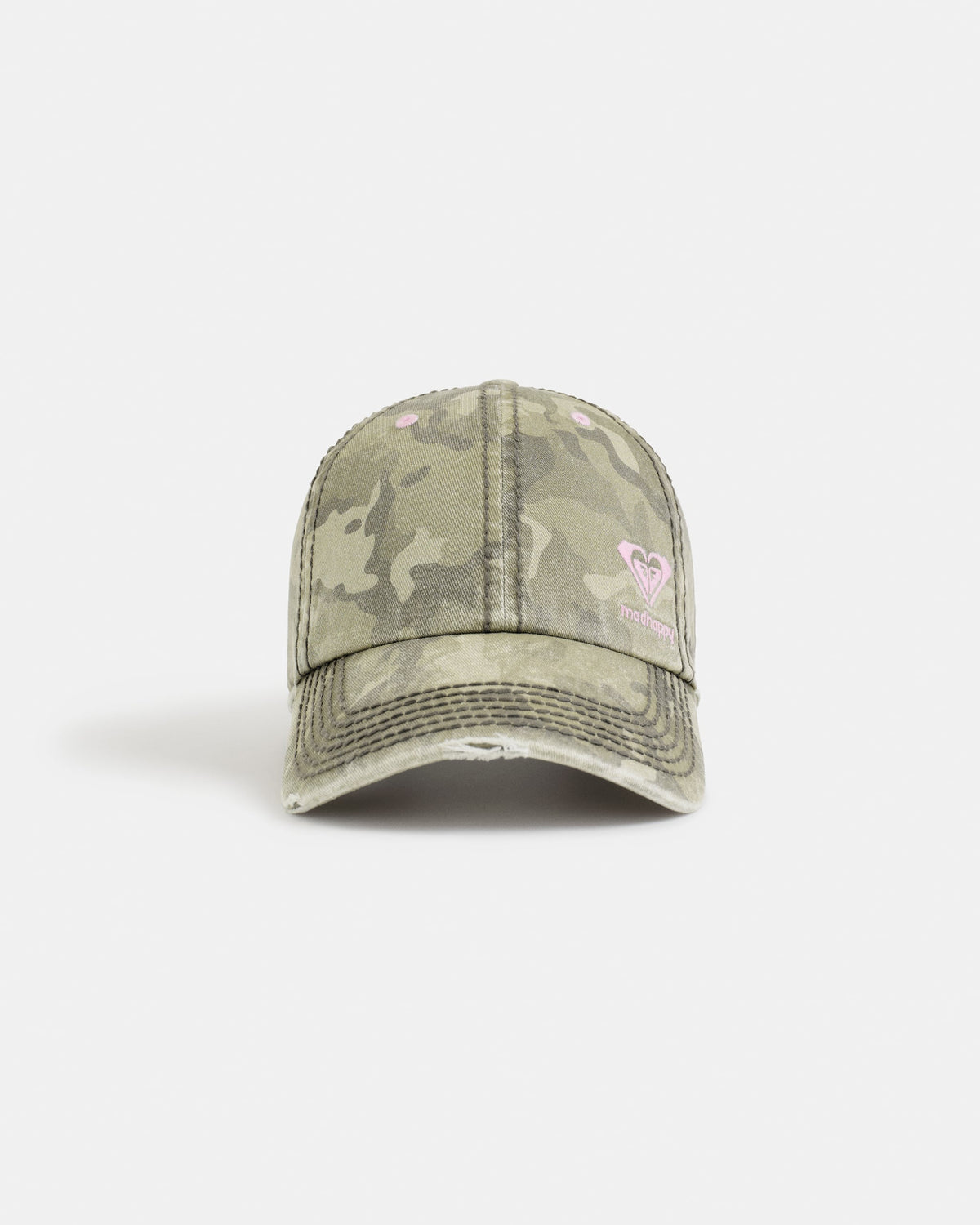 Roxy Distressed Camo Hat