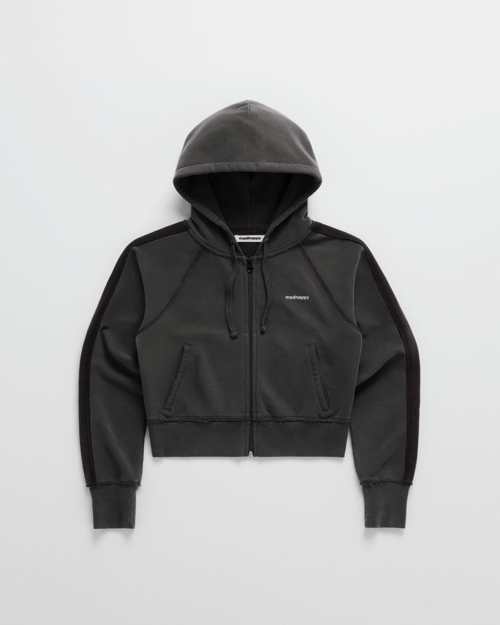 Lounge Cropped French Terry Zip Up