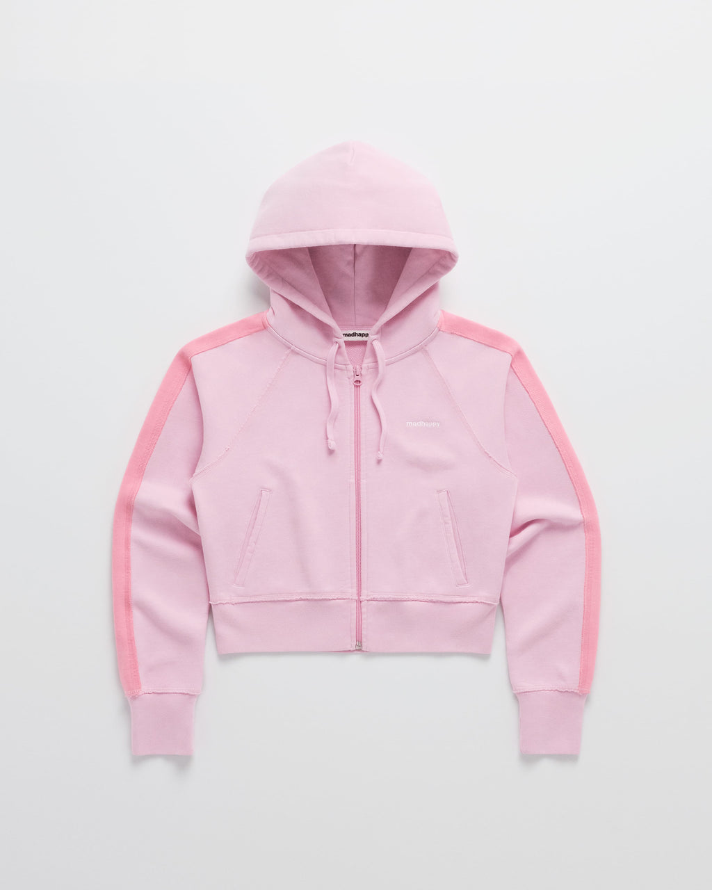 Lounge Cropped French Terry Zip Up