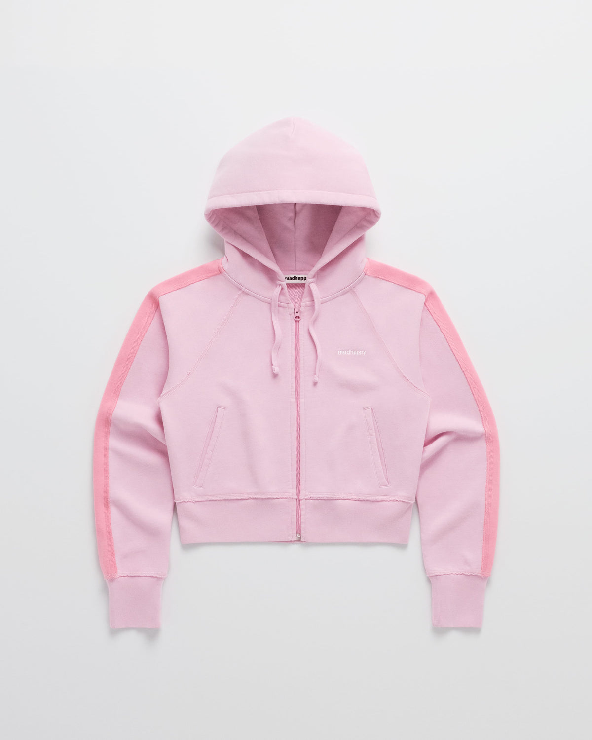 Lounge Cropped French Terry Zip Up