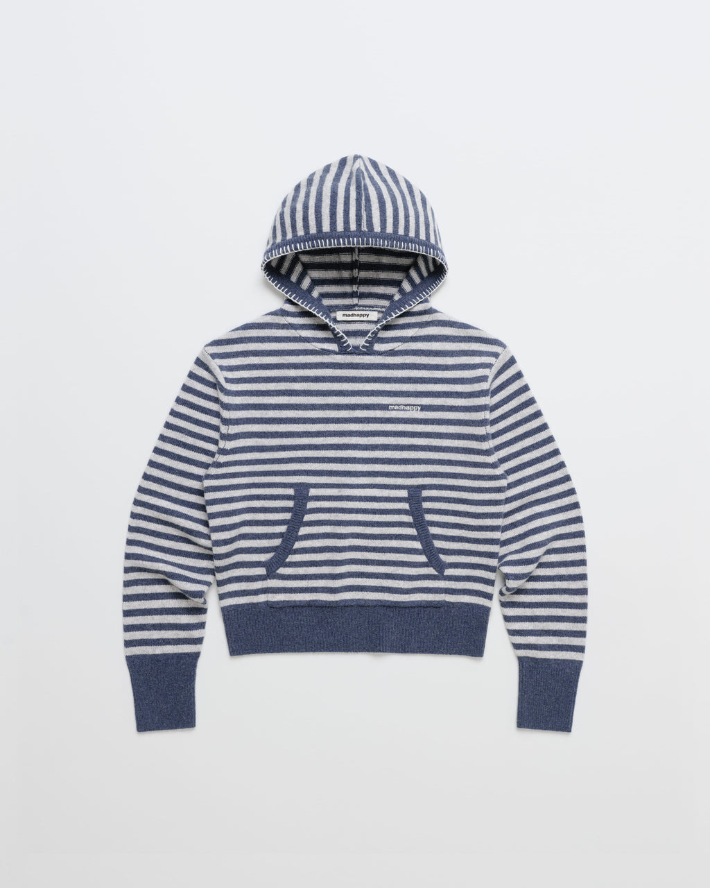 Shrunken Pullover Sweater Hoodie