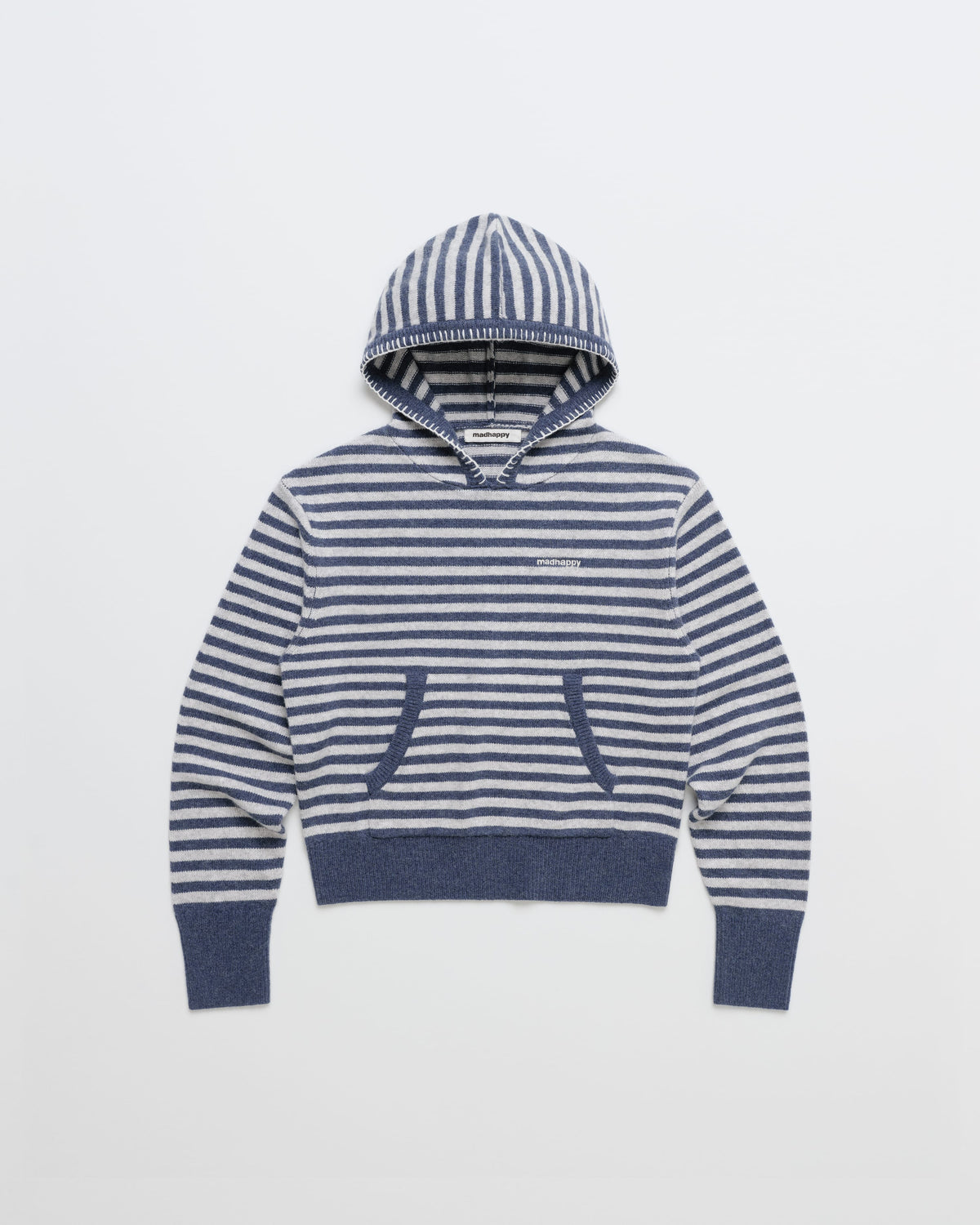 Shrunken Pullover Sweater Hoodie